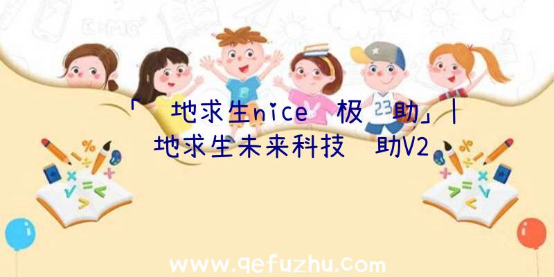 「绝地求生nice终极辅助」|绝地求生未来科技辅助V2